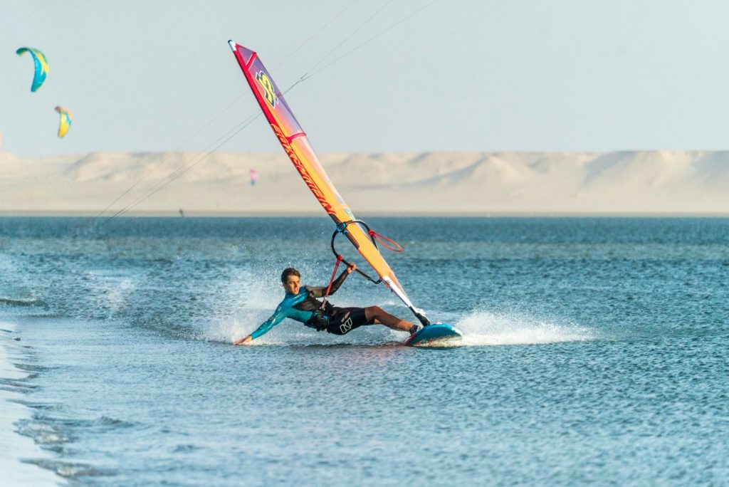 Windsurfing by Mintautas Grigas